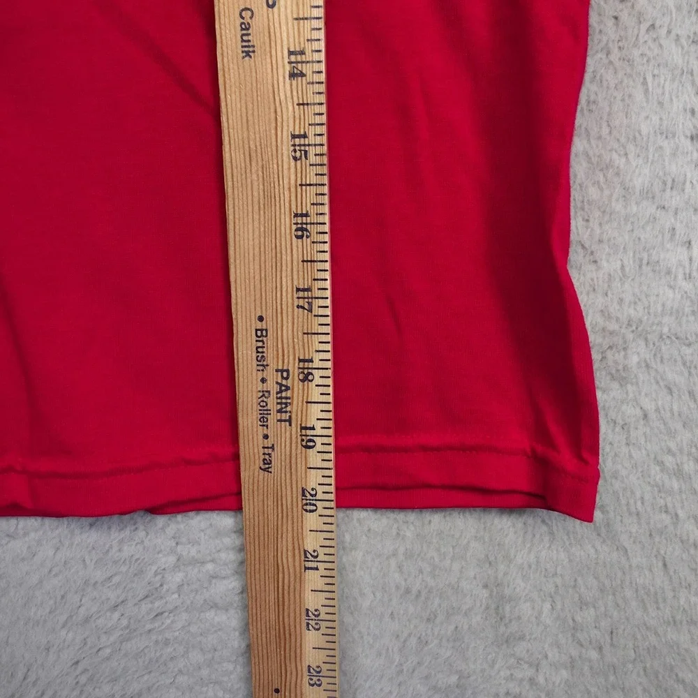 YMCA Shirt Youth S‎ Red Hanes Heavyweight Preshrunk Basketball Sport Graphic Tee